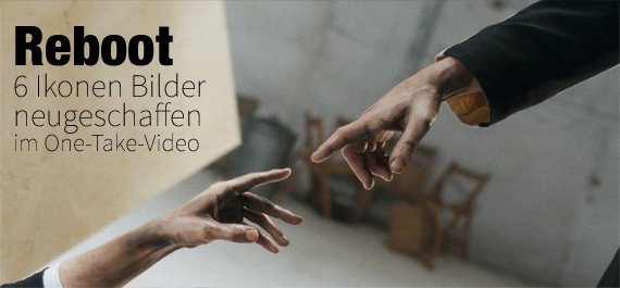 Sechs Ikonen Bilder im One-Take-Video neuerschaffen