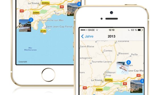 iOS 7: Kartendarstellung der Foto-App – so geht’s… (Mini-Tipp)