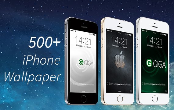 Die besten iPhone-Wallpaper herunterladen (mit GIGA-Wallpaper)