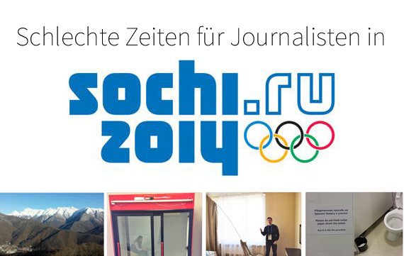 Olympia 2014: Schlechte Zeiten für Journalisten