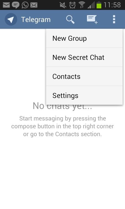 Telegram profilbild nicht sichtbar