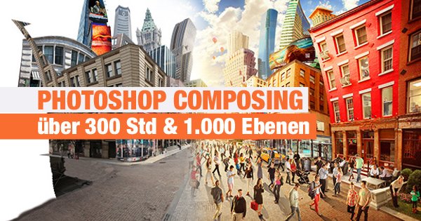 Photoshop Composing in über 300 Stunden und 1.000 Ebenen
