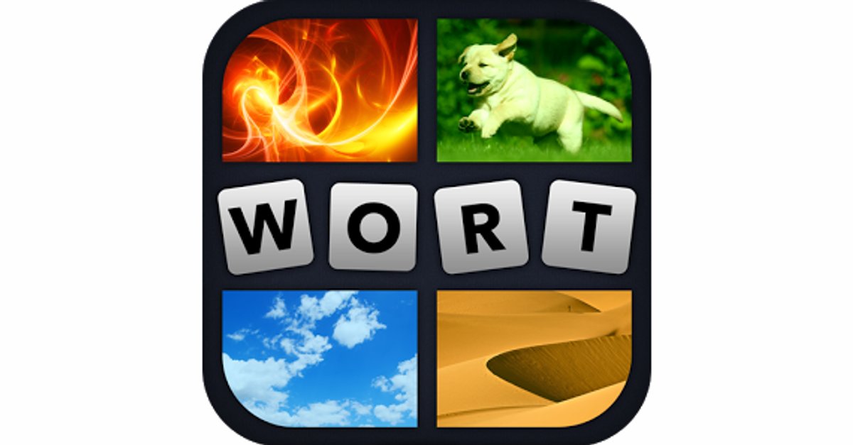 4 Bilder 1 Wort Losung Bilderrahmen