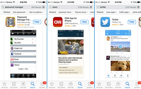 Apple testet neue Suchfunktion für den App Store