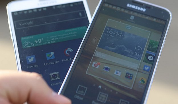Samsung Galaxy S5: Display-Vergleich mit Galaxy Note 3 und Galaxy S4