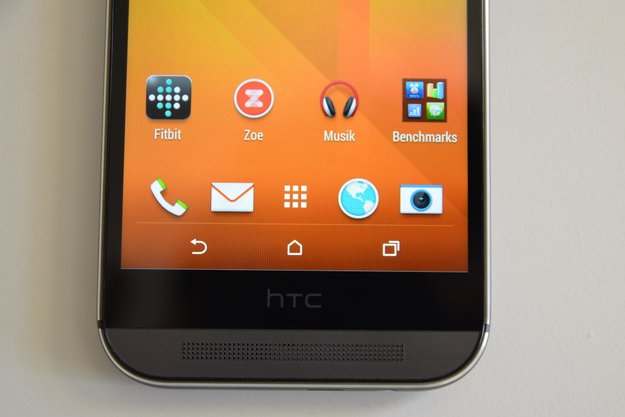 HTC One (M8): HTC-Manager erklärt, warum der schwarze Balken unter dem Display notwendig ist