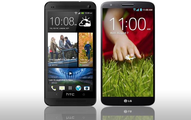 HTC One vs. LG G2: Die technischen Daten im Vergleich