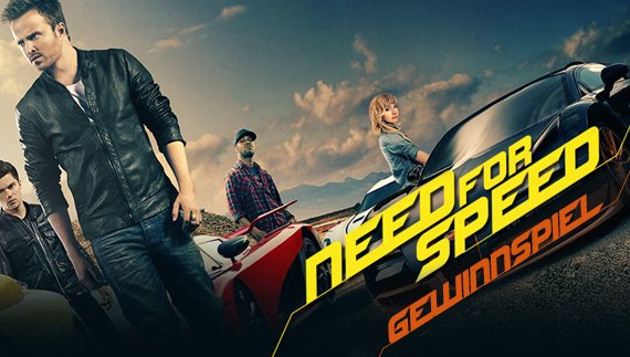 Need for Speed Gewinnspiel - Kino-Tickets, Poster und mehr!
