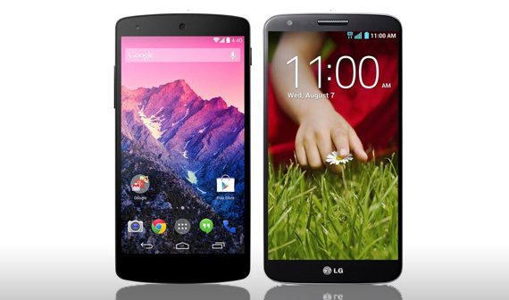 Nexus 5 vs. LG G2: Die technischen Daten im direkten Vergleich