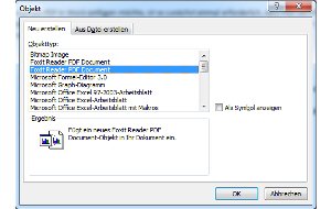 PDF in Word einfügen - Schritt für Schritt