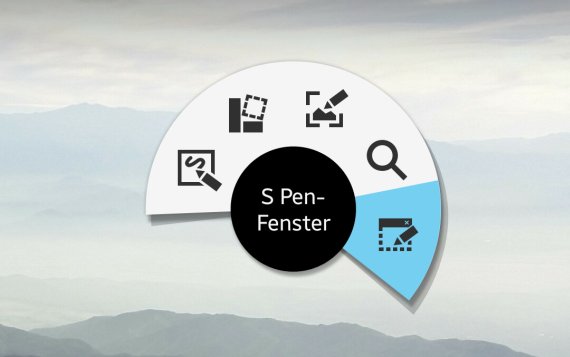 S Pen Apps: Das S Pen-Fenster