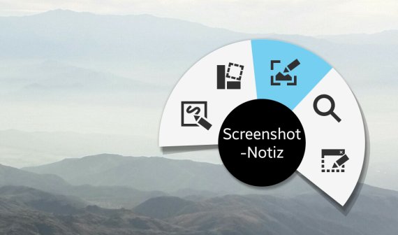 S Pen Apps: Screenshot-Notiz