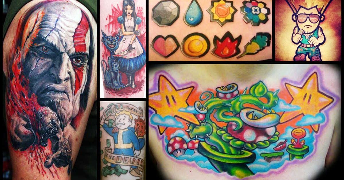 Tattoo gut und böse vereint