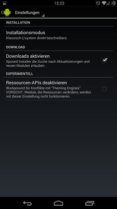 Xposed-2.5-Einstellungen