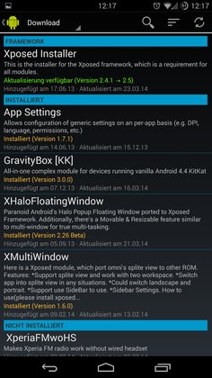Xposed-App-Framework-Downloads