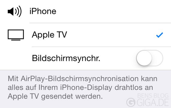 AirPlay ohne Bonjour: Verstecktes Feature in Apple TV Software 6.1 und iOS 7.1