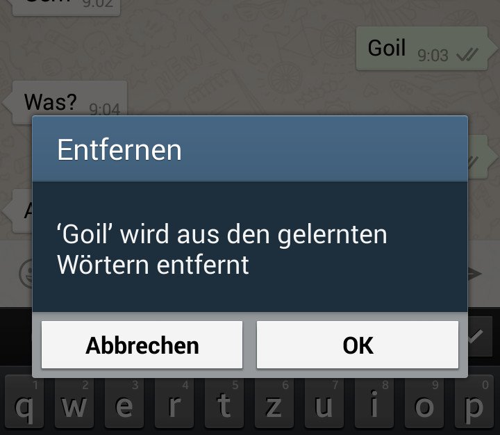 android gelernte wörter löschen_goil