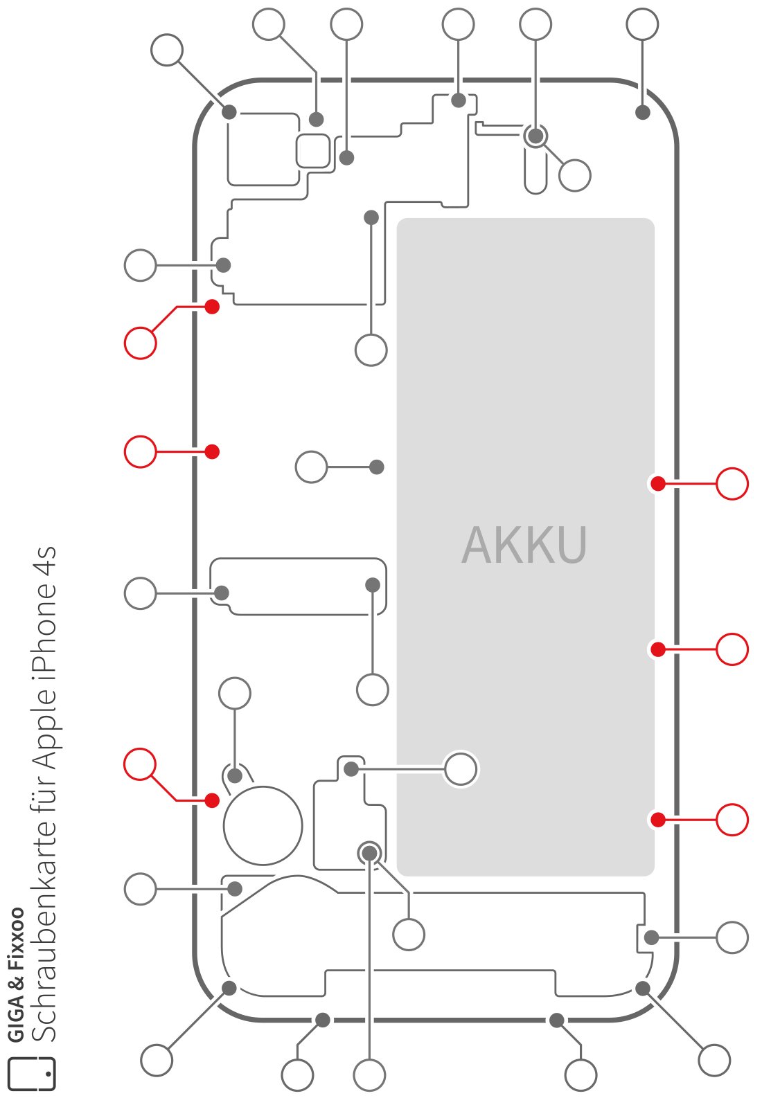 Iphone xr схема расположения элементов