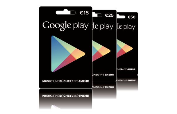 Google Play Store: Guthabenkarten jetzt auch in der Schweiz