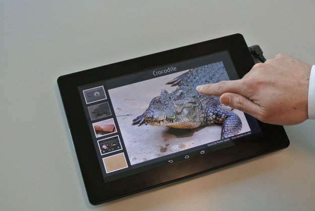 Fujitsu arbeitet an einem haptisch-sensorischen Tablet: Endlich fühlen, was man sieht!