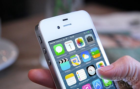 iOS 7.1 macht iPhone 4 deutlich schneller