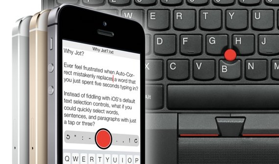 iPhone-Tastatur mit TrackPoint a la ThinkPad (App-Tipp)