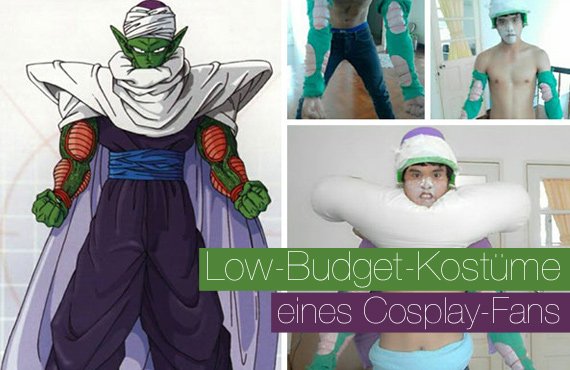 Low-Budget-Kostüme eines Cosplay-Fans