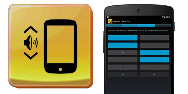 QuickClick: Konfigurierbare Aktionen über Lautstärketasten-Kombinationen