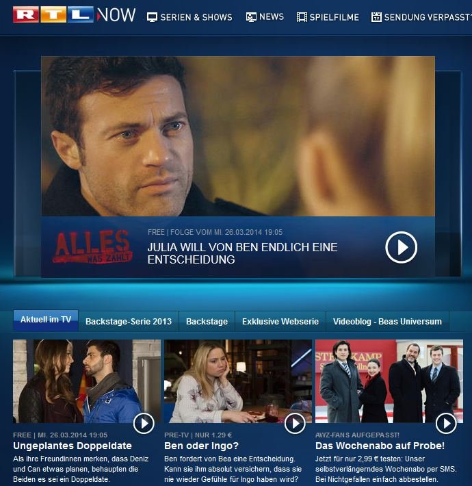Bei RTL Now gibt es alle Folgen von Alles was zÃ¤hlt im Stream online. 