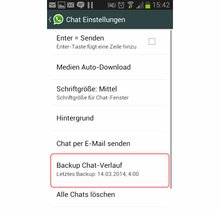 WhatsApp Verlauf sichern: Alle Gespräche archivieren