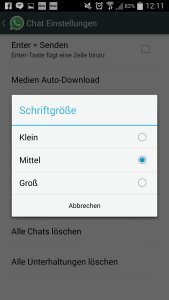 whatsapp-schriftgroesse-aendern