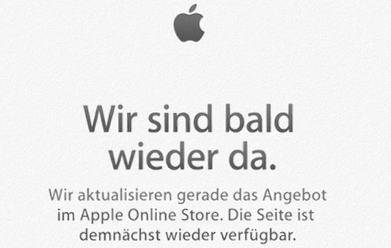 Apple Store derzeit nicht erreichbar (Update)