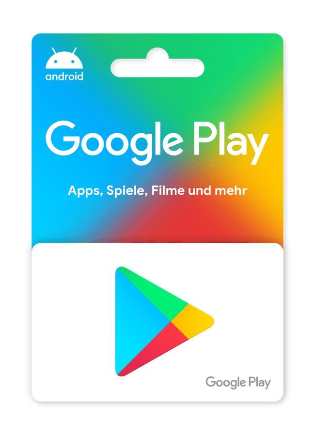 Eine Guthabenkarte für den „Play Store“, um Apps zu kaufen. Bild: Google