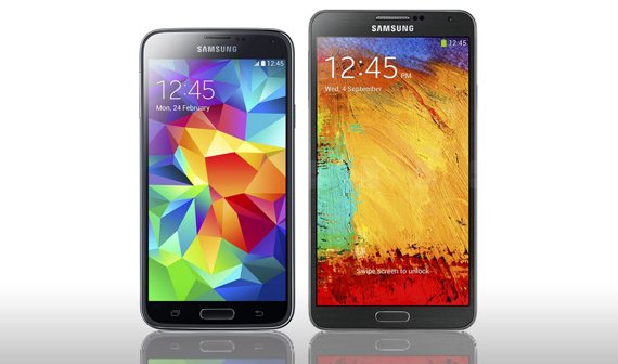 Samsung Galaxy S5 vs. Galaxy Note 3 im Vergleich