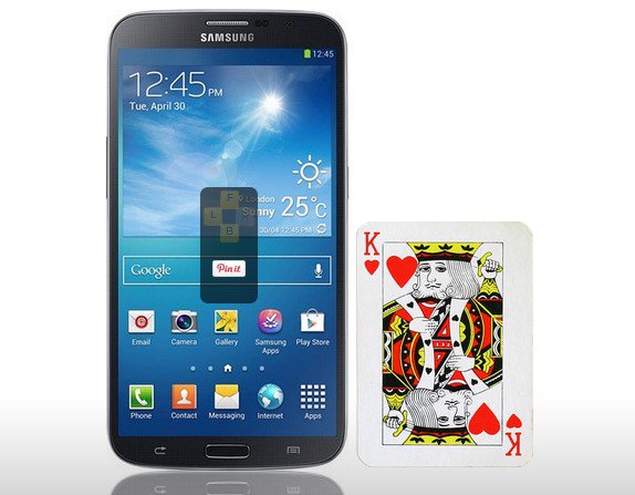 Samsung Galaxy Mega 6.3 Karte