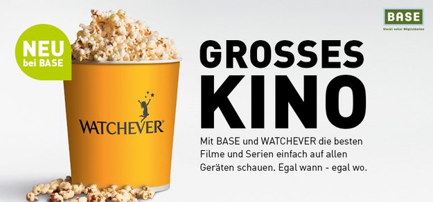 Watchever: BASE-Nutzer zahlen im 24 Monats-Paket bald nur 3,99 Euro/Monat