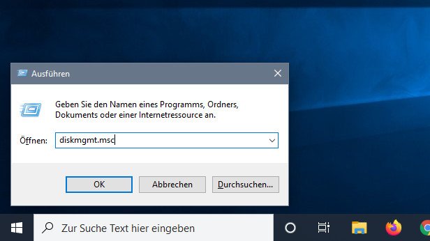 So startet ihr die Datenträgerverwaltung in Windows. Bild: GIGA