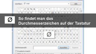 Durchschnittzeichen mit der Tastatur in Word, Excel und Co. schreiben