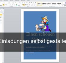 Einladungskarten selbst gestalten: Kostenlos, online und mit Tools