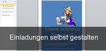 Einladungskarten selbst gestalten: Kostenlos, online und mit Tools