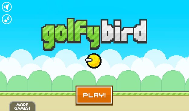 Golfy Bird: Retro-Golfspiel trifft Flappy Bird
