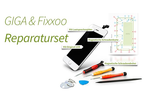 Exklusiv: iPhone-Reparaturset von GIGA & Fixxoo