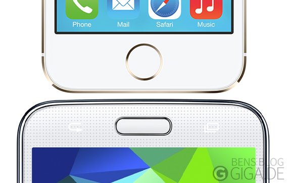 iPhone 5s vs. Galaxy S5: Fingerabdruckscanner im Vergleich (Video)
