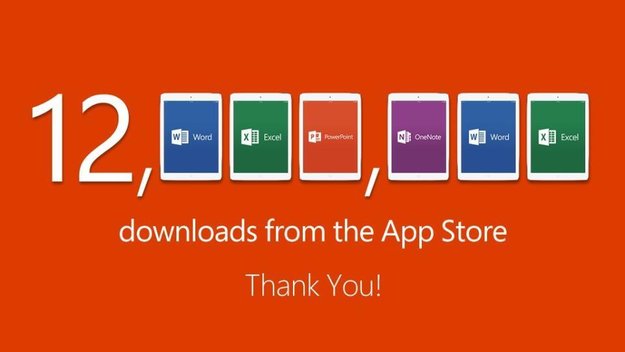 Office für iPad: 12 Millionen Downloads in einer Woche
