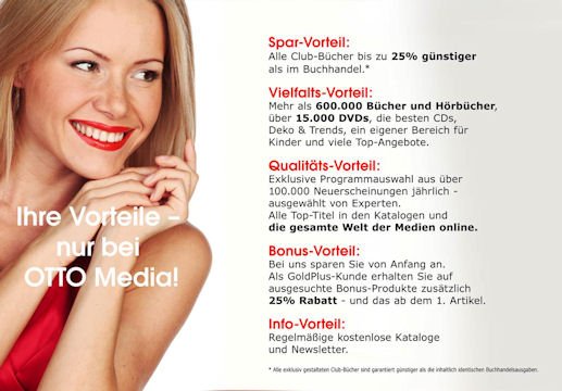 Otto Media: Bücherclub, Multimediashop oder Falle?