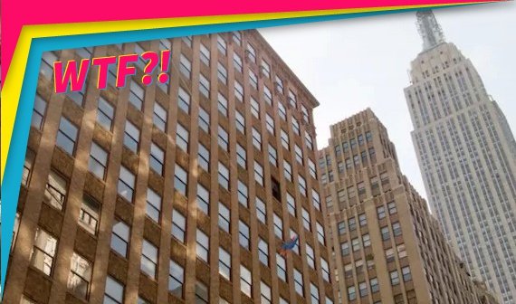 Letzte Woche in New York: Spider-Man in real life