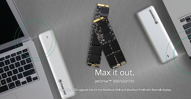 MacBook Air und Pro: Neue SSD-Upgrades mit bis zu 960 Gigabyte erhältlich