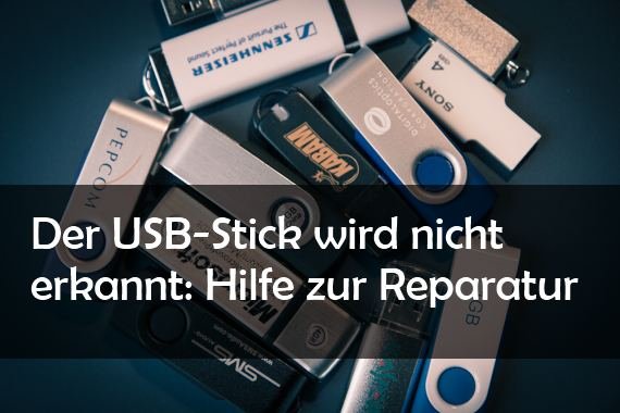 So kann man einen USB Stick reparieren und Defekte beheben