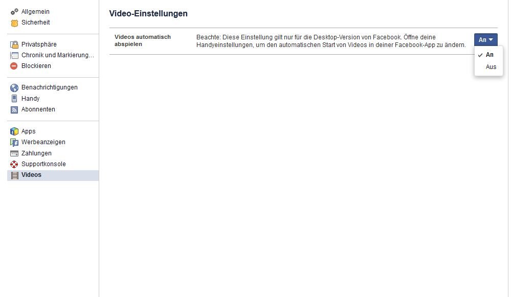 Facebook (Ton) Autoplay bei Videos deaktivieren (Android, iPhone, iPad und PC)