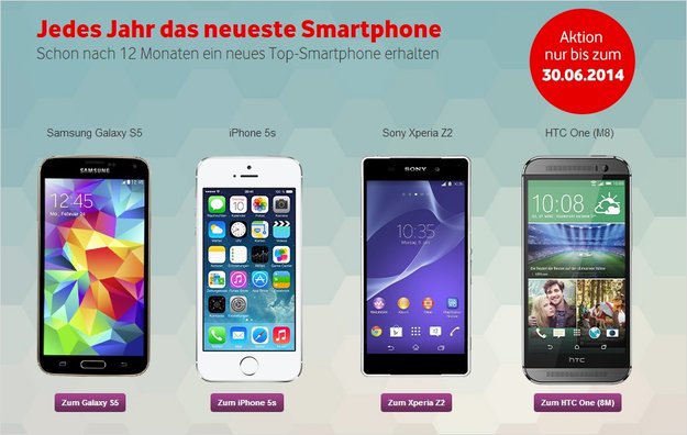 Vodafone NextPhone: Neue Vertragsoption verspricht jedes Jahr ein neues Smartphone